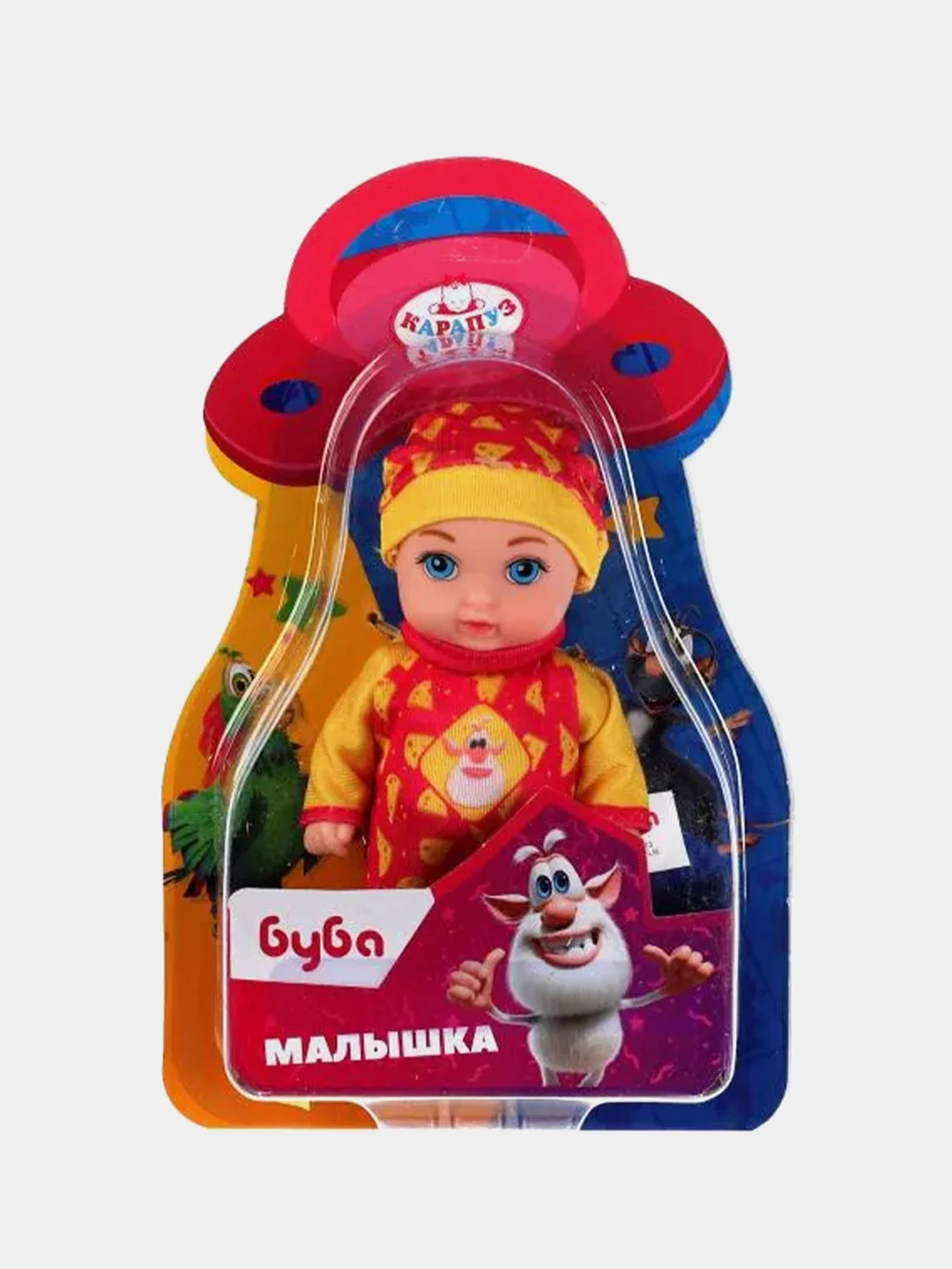 Игрушка Карапуз "Пупс Буба", можно купать, 12 см