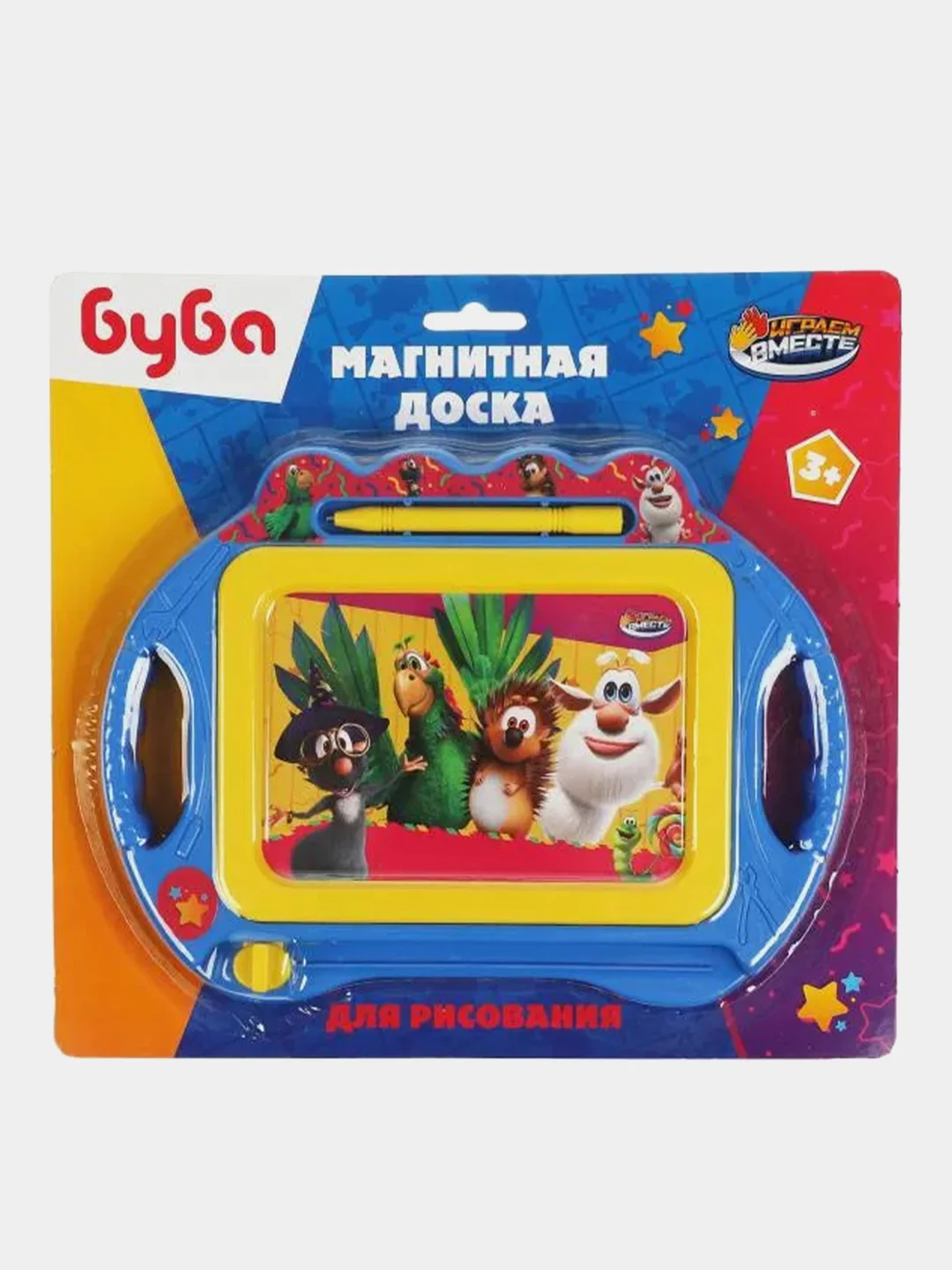 Доска для рисования Играем вместе "БУБА", 20 х 15 х 2 см