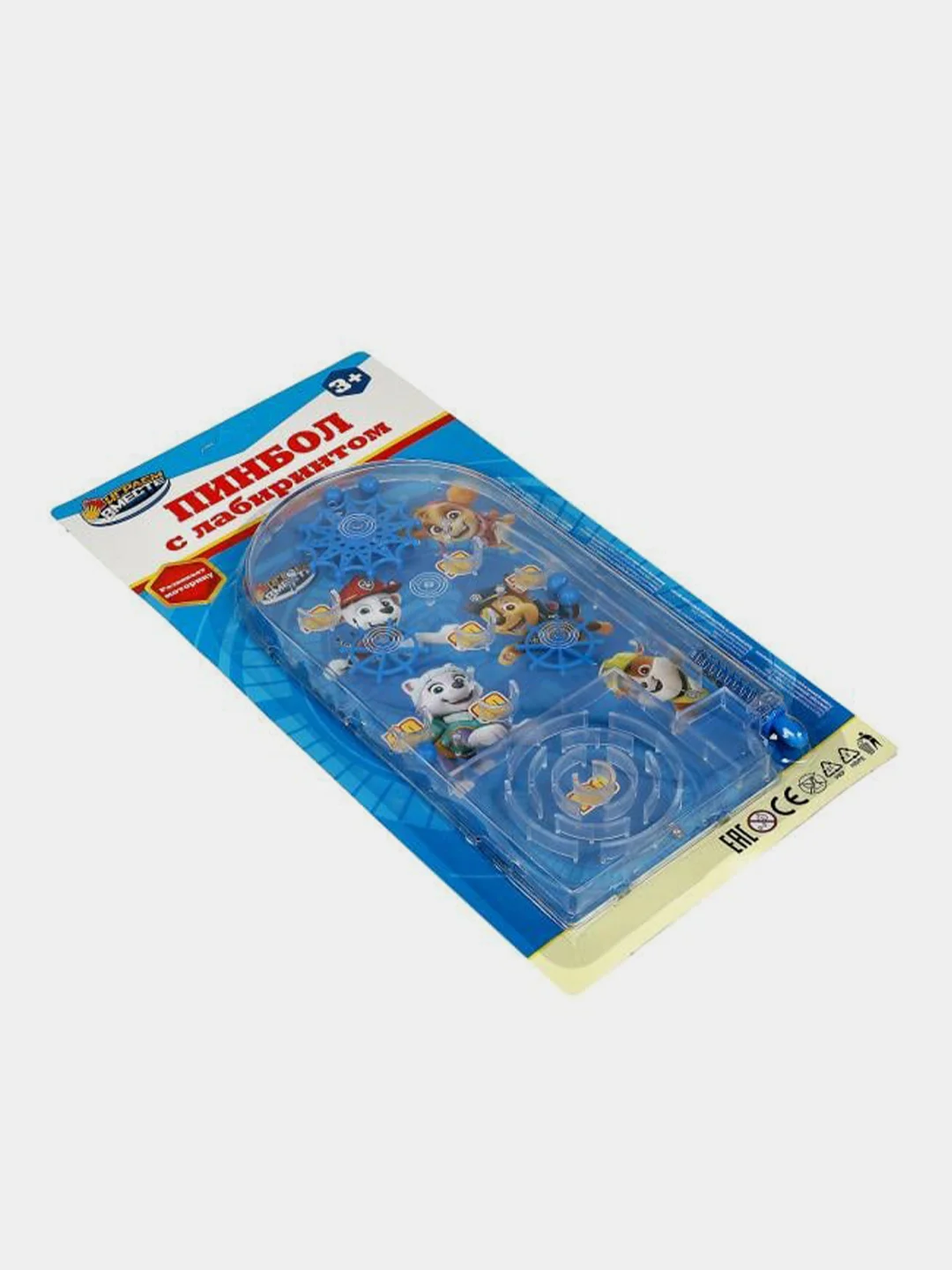 Настольная игра Играем вместе "Пинбол Щенки", 32 х 13 х 3 см