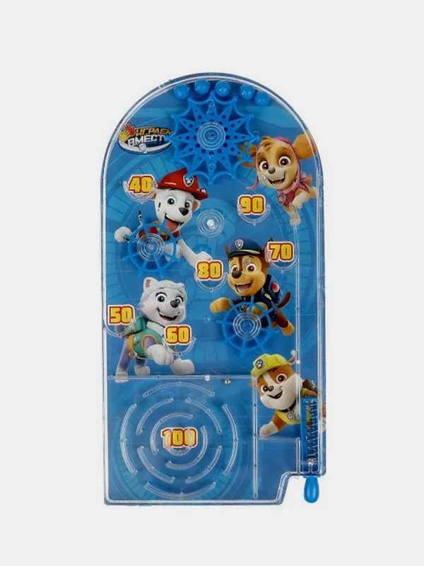 Настольная игра Играем вместе "Пинбол Щенки", 32 х 13 х 3 см