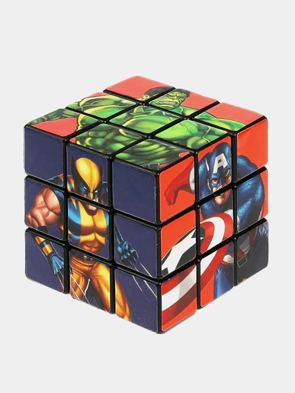 Логическая игра Играем вместе кубик "Герои", 9 х 9 х 9 см