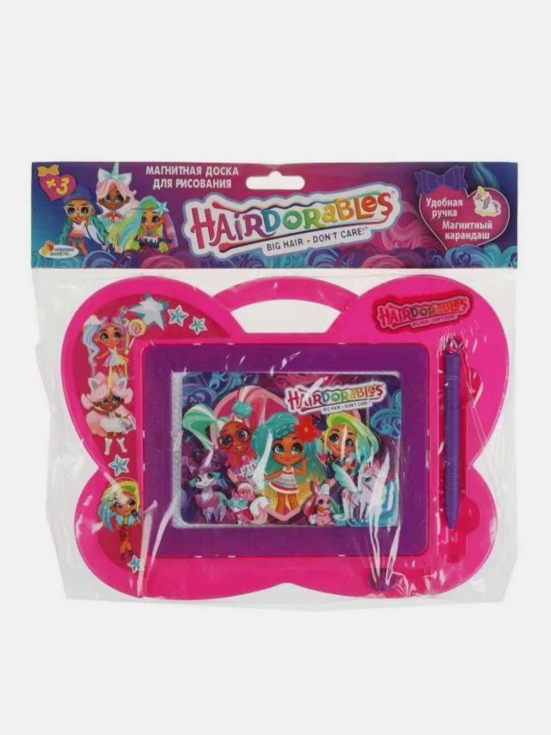 Игрушка Играем вместе Доска для рисования "Hairdorable", 23 х 16 х 2 см