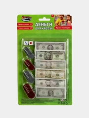 Набор Играем вместе "Деньги игровые для касс", 17,5 x 29,5 х 1 см