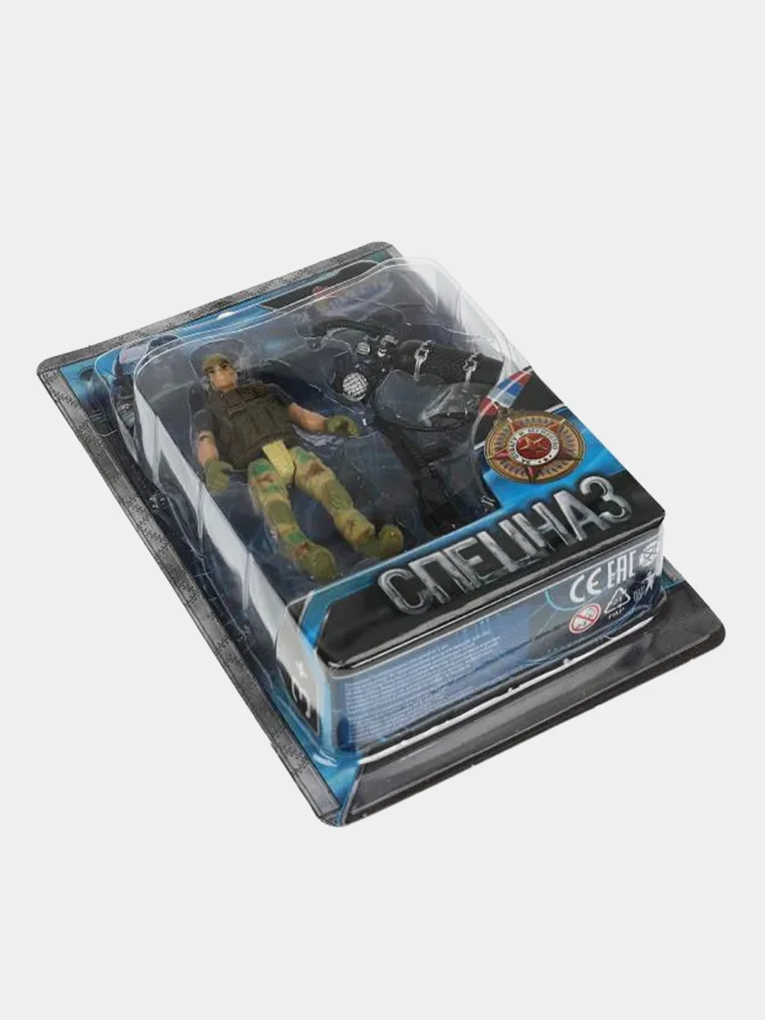 Игрушка Играем вместе Солдатик с оружием, 14x6х3 см, пластмассовый, 3+