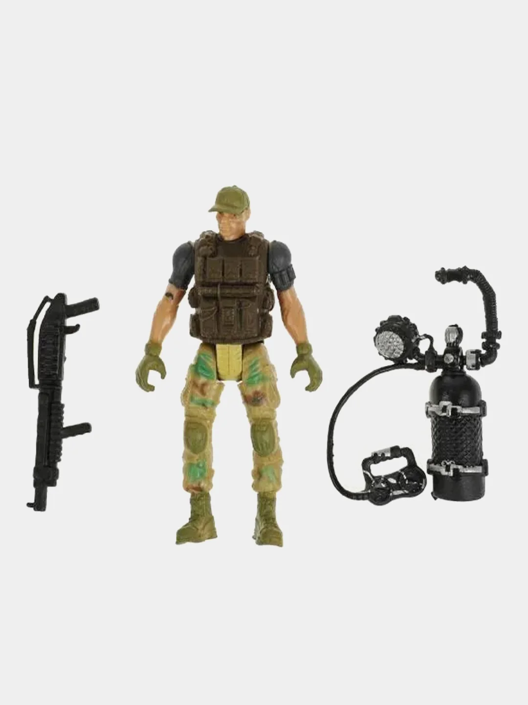 Игрушка Играем вместе Солдатик с оружием, 14x6х3 см, пластмассовый, 3+