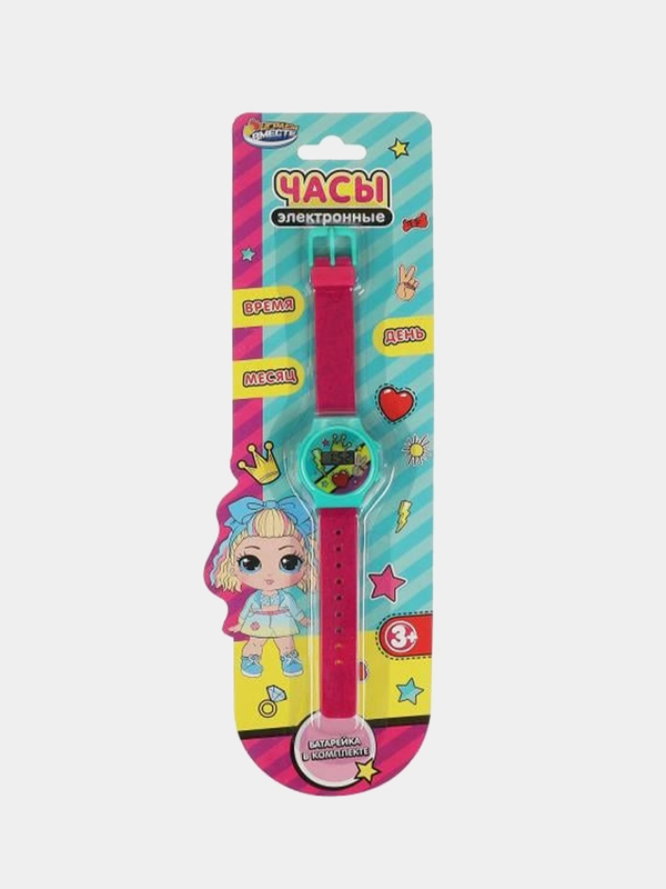 Игрушка Играем вместе Часы, 20 х 3 х 1 см