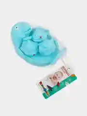 Игрушка для ванной Капитошка "Дельфин и дельфинята",  с 3 месяцев, 4 штуки