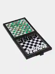 Игрушка Играем вместе "Шахматы магнитные", 3в1, 16 x 15 х 3 см