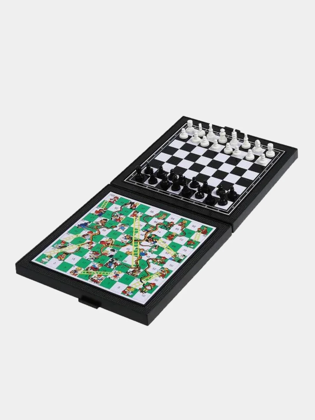 Игрушка Играем вместе "Шахматы магнитные", 3в1, 16 x 15 х 3 см