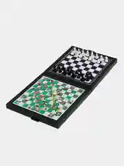 Игрушка Играем вместе "Шахматы магнитные", 3в1, 16 x 15 х 3 см