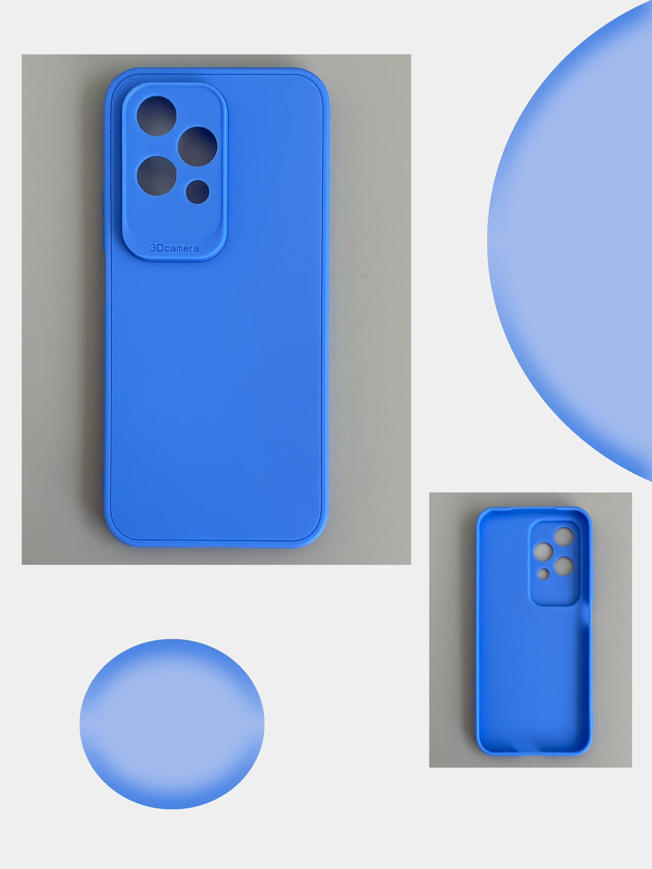Синий чехол накладка для Honor 200 Lite, (хонор 200 лайт)