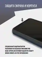 Темно-синий противоударный чехол для Samsung Galaxy S24 Ultra, самсунг с24 ультра