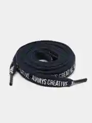 Шнурки для одежды синие с белой надписью AlWAYS CREATIVE, 2 шт, 100 см