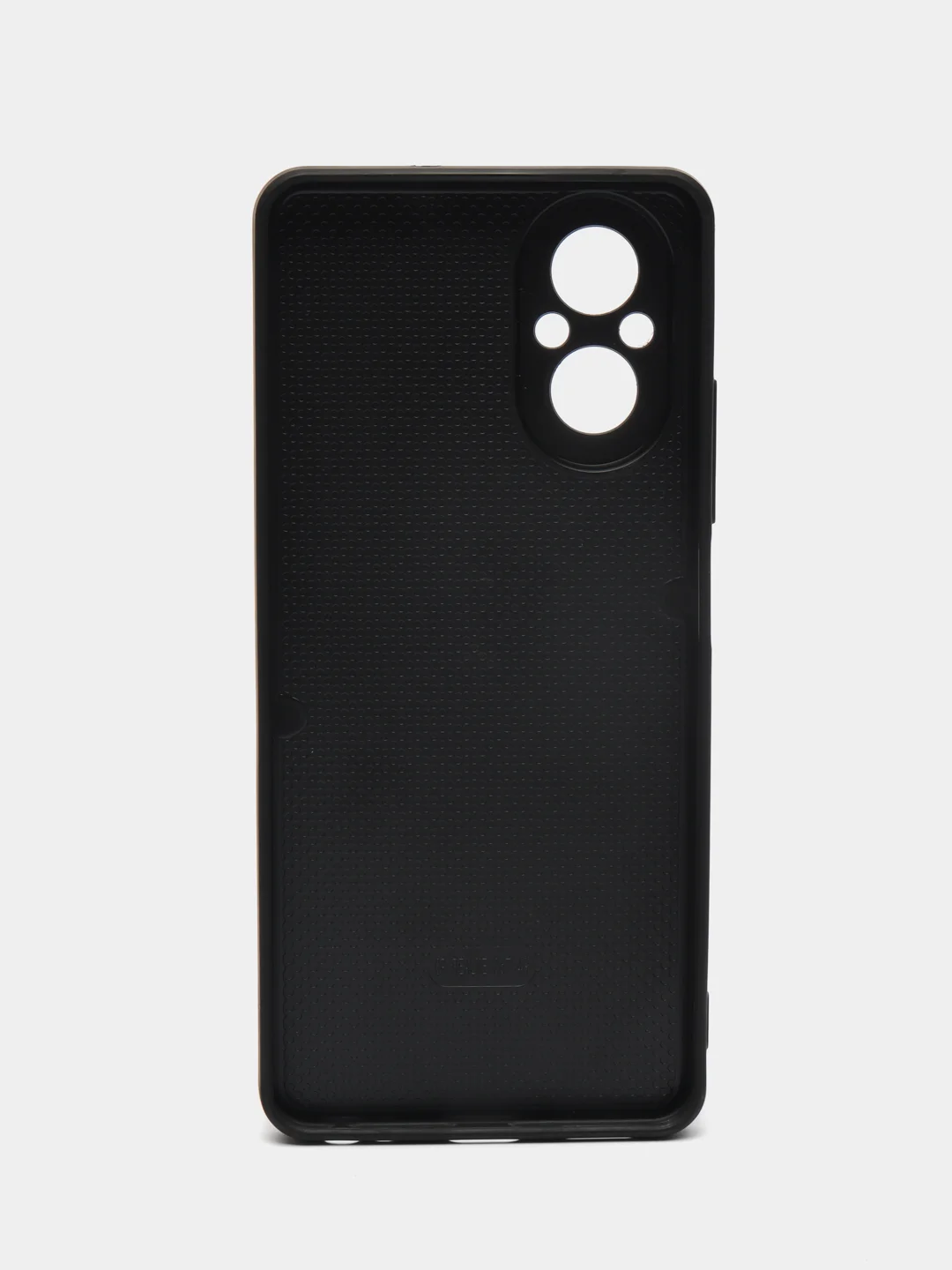 Черный кожаный чехол для Realme C67 (Реалми С67), с карманом для карт