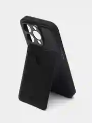 Кожаный чехол для iPhone 15 Pro (Айфон 15 Про), с карманом для карт