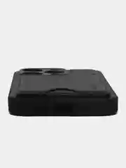Кожаный чехол для iPhone 15 Pro (Айфон 15 Про), с карманом для карт