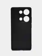 Черный кожаный чехол для Xiaomi Redmi Note 13 Pro 4G/Poco M6 Pro 4G, с карманом для карт