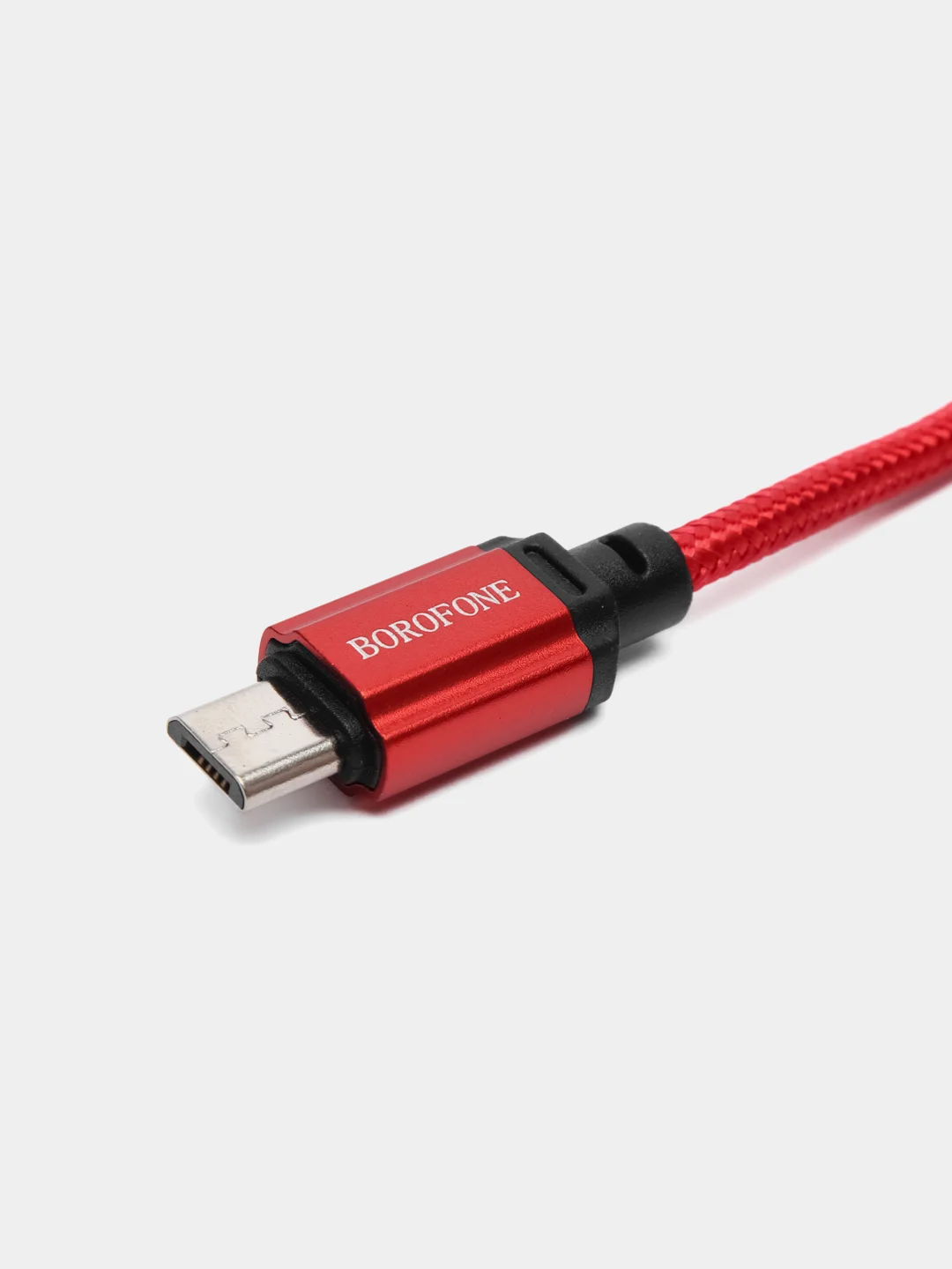 Кабель зарядки для iPhone и Android, Borofone bx87, Micro-USB/ Lightning, в тканевой оплетке
