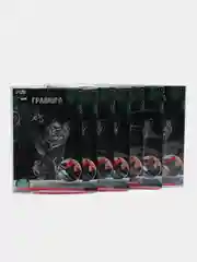 Оптом. Гравюра Котёнок и бабочка (по 1,4,7,10,15,20шт) с металлическим эффектом серебро А5