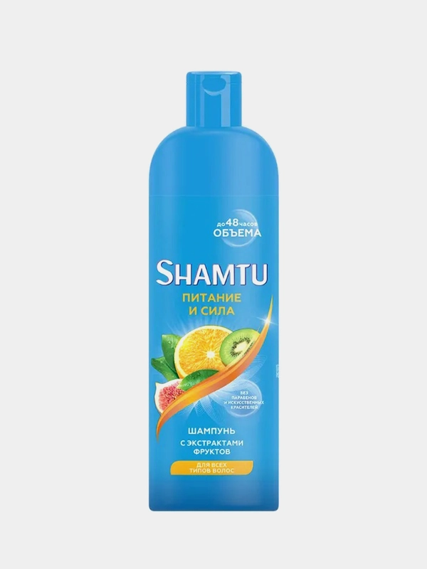 Шампунь для волос SHAMTU Питание и сила, с экстрактами фруктов, 500 мл