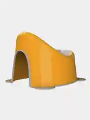 Горшок туалетный KidPlast Uniks, пластиковый, с крышкой