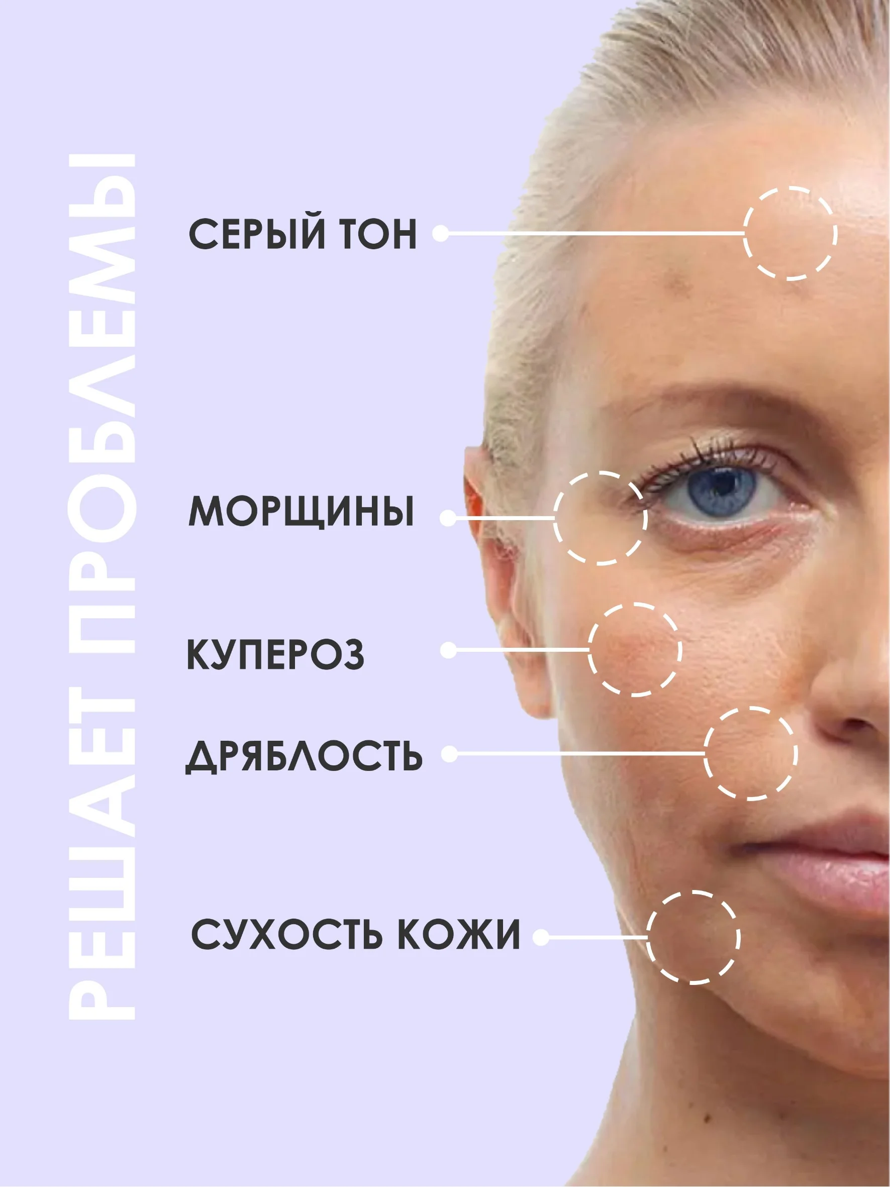 Антивозрастная сыворотка с гиалуроновой кислотой и пептидами