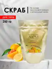AleVi Скраб для тела, ног, рук "Цитрусовый лимфодренажный детокс", 250 гр