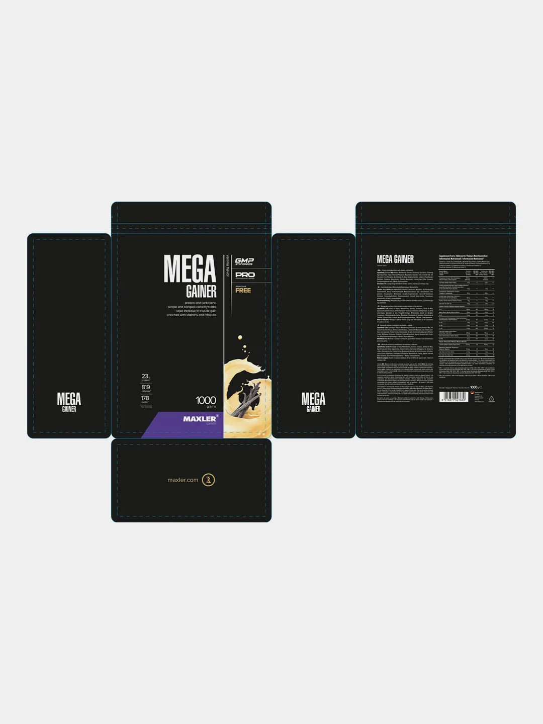 Гейнер Maxler Mega Gainer, 1 кг