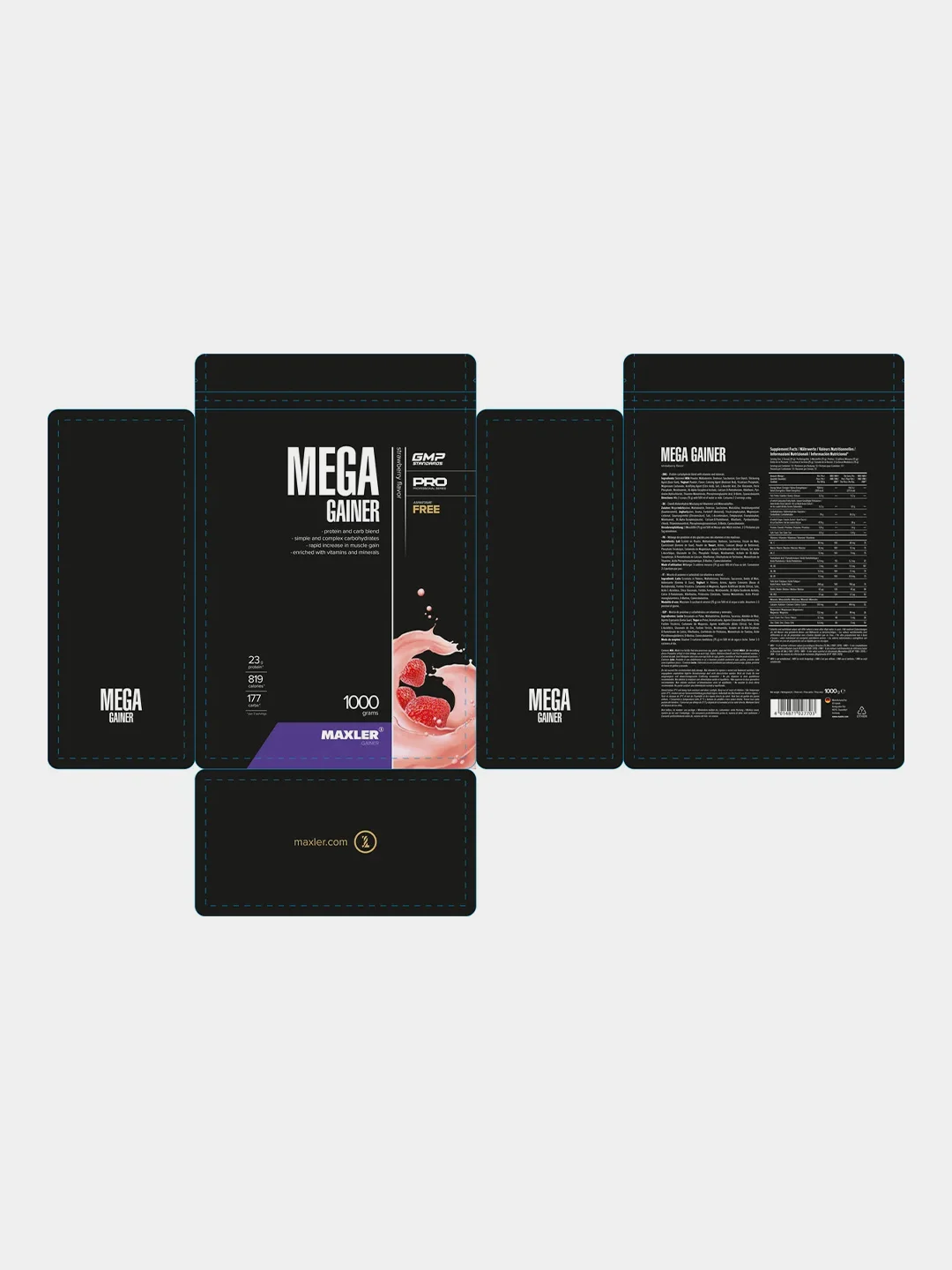 Гейнер Maxler Mega Gainer, 1 кг