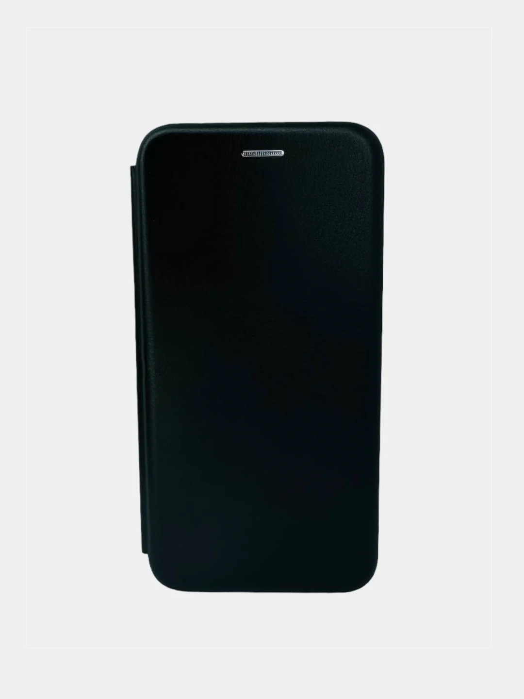Черный чехол книжка с карточкой для Honor 8C