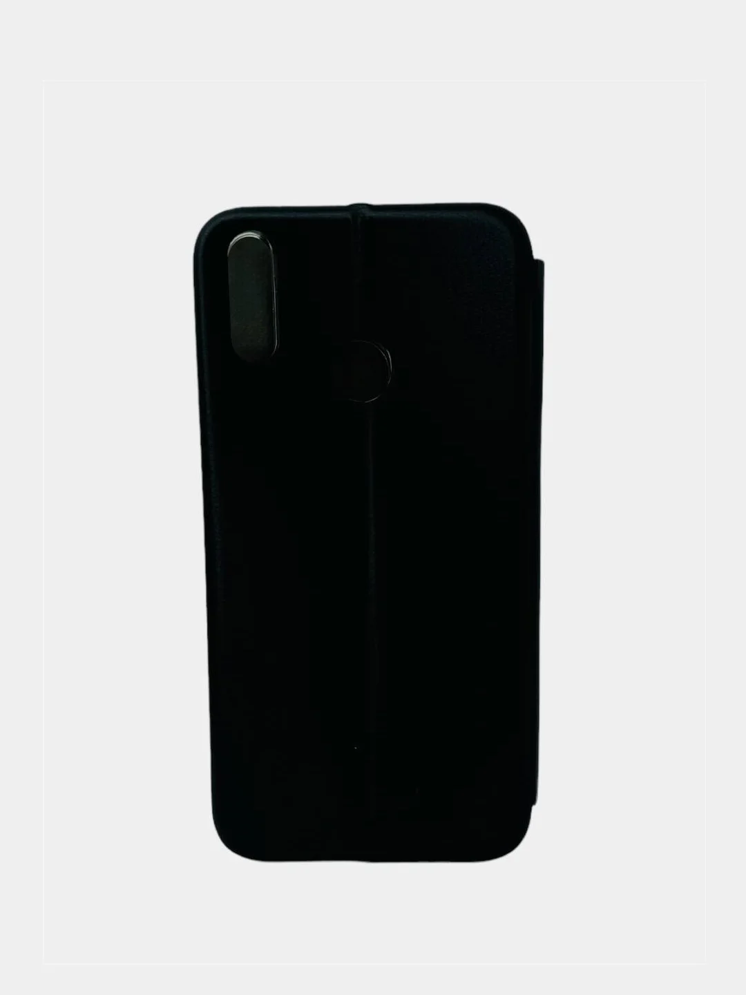 Черный чехол книжка с карточкой для Honor 8C