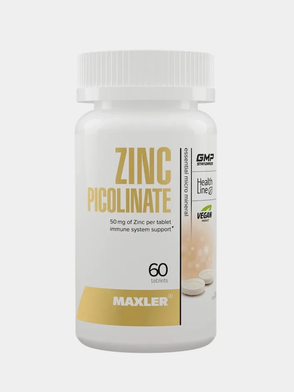 БАД Maxler Zinc Picolinate, 50 мг, 60 таблеток