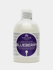 Шампунь для волос Kallos Cosmetics Blueberry, для поврежденных и сухих волос, 1 л