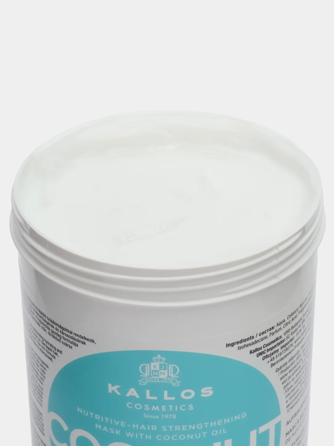 Маска Kallos Cosmetics Coconut, восстанавливающая, 1 л