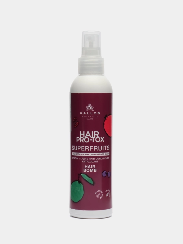 Несмываемый кондиционер для волос Kallos Cosmetics Pro-Tox Superfruit Best in 1, 200 мл