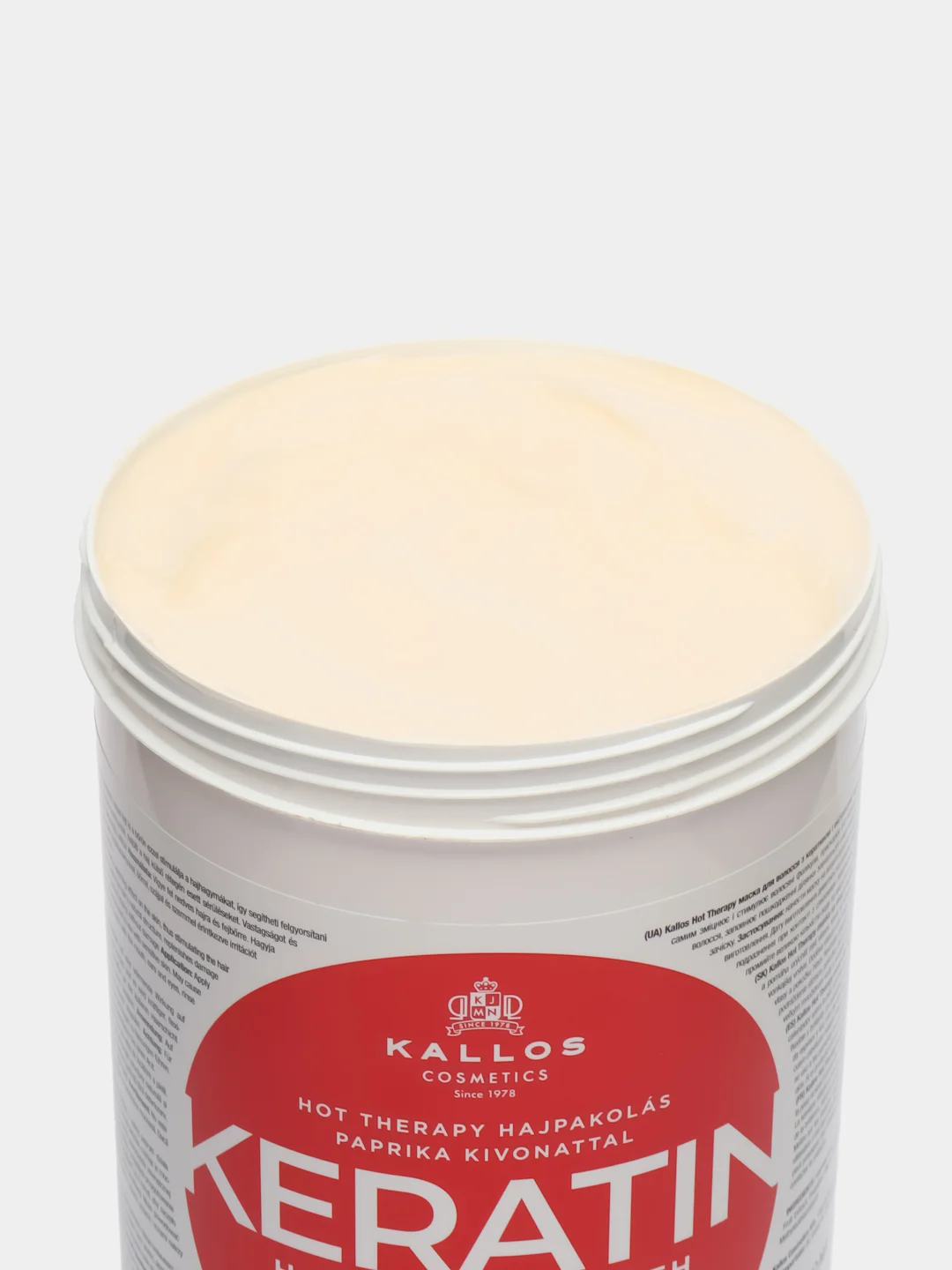 Маска для роста волос Kallos Cosmetics, с кератином и экстрактом перца, 1 л