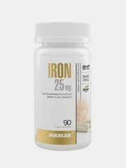 БАД Maxler железо 25 мг Bisglycinate Chelate, 90 капсул