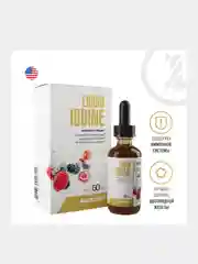 БАД Maxler Liquid Iodine, йод жидкий, в каплях, вкус лесные ягоды, 60 мл