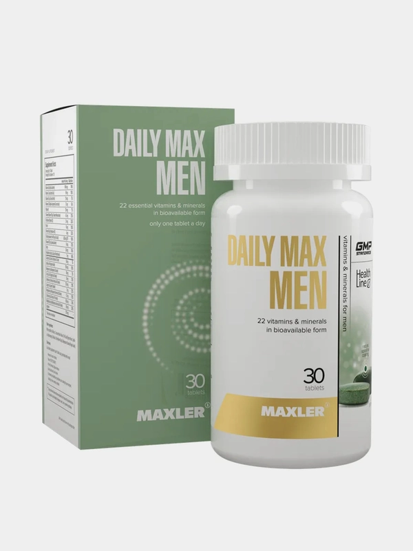 Витаминно-минеральный комплекс Maxler Daily Max Men, для мужчин, 30 таблеток