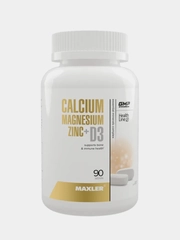 Витаминно-минеральный комплекс Maxler Calcium Magnesium Zinc+D3, 90 таблеток