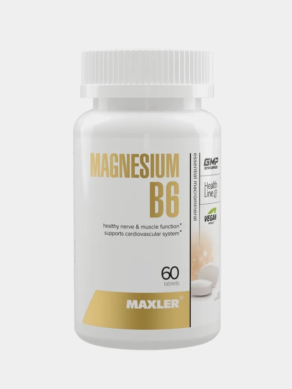 БАД Maxler Magnesium B6, 60 таблеток