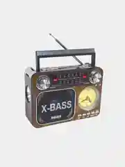 Светло-коричневый радиоприемник Meier M-36BT с часами, фонариком и Bluetooth
