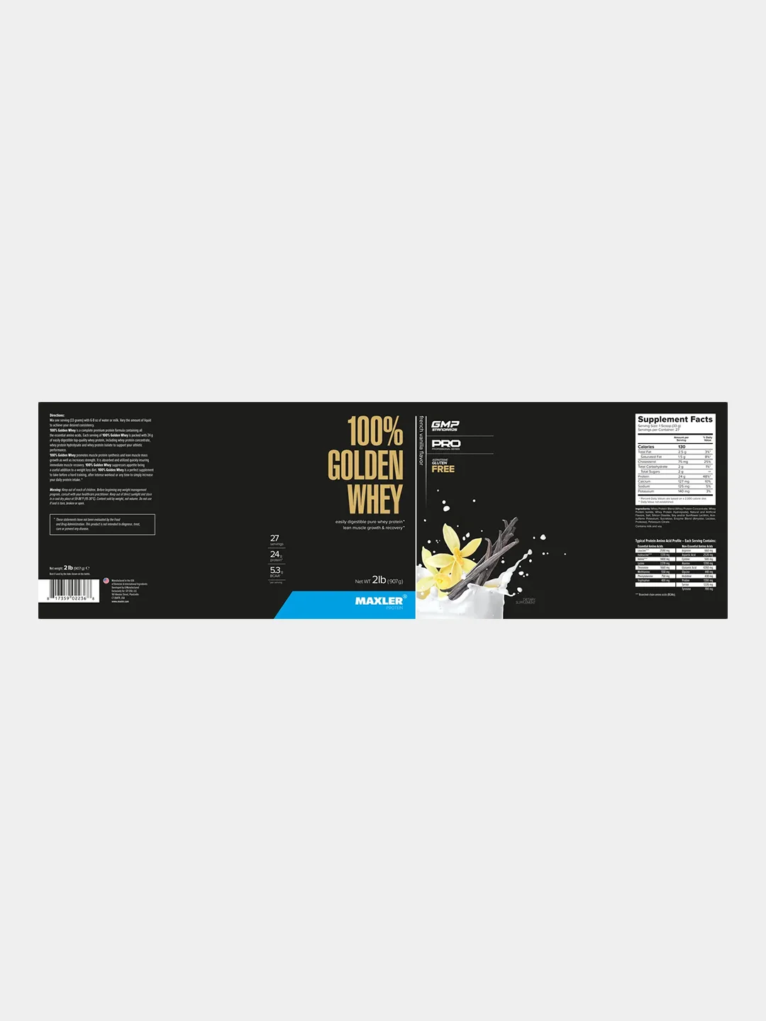 Протеин Maxler Golden Whey 2lb, 907 г
