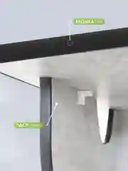 Черный стол компьютерный игровой