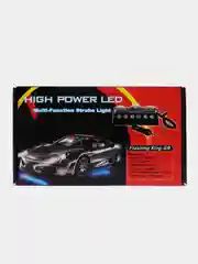 Стробоскоп красно-синий под лобовое стекло, 16 режимов, 12V, вспышки ФСО