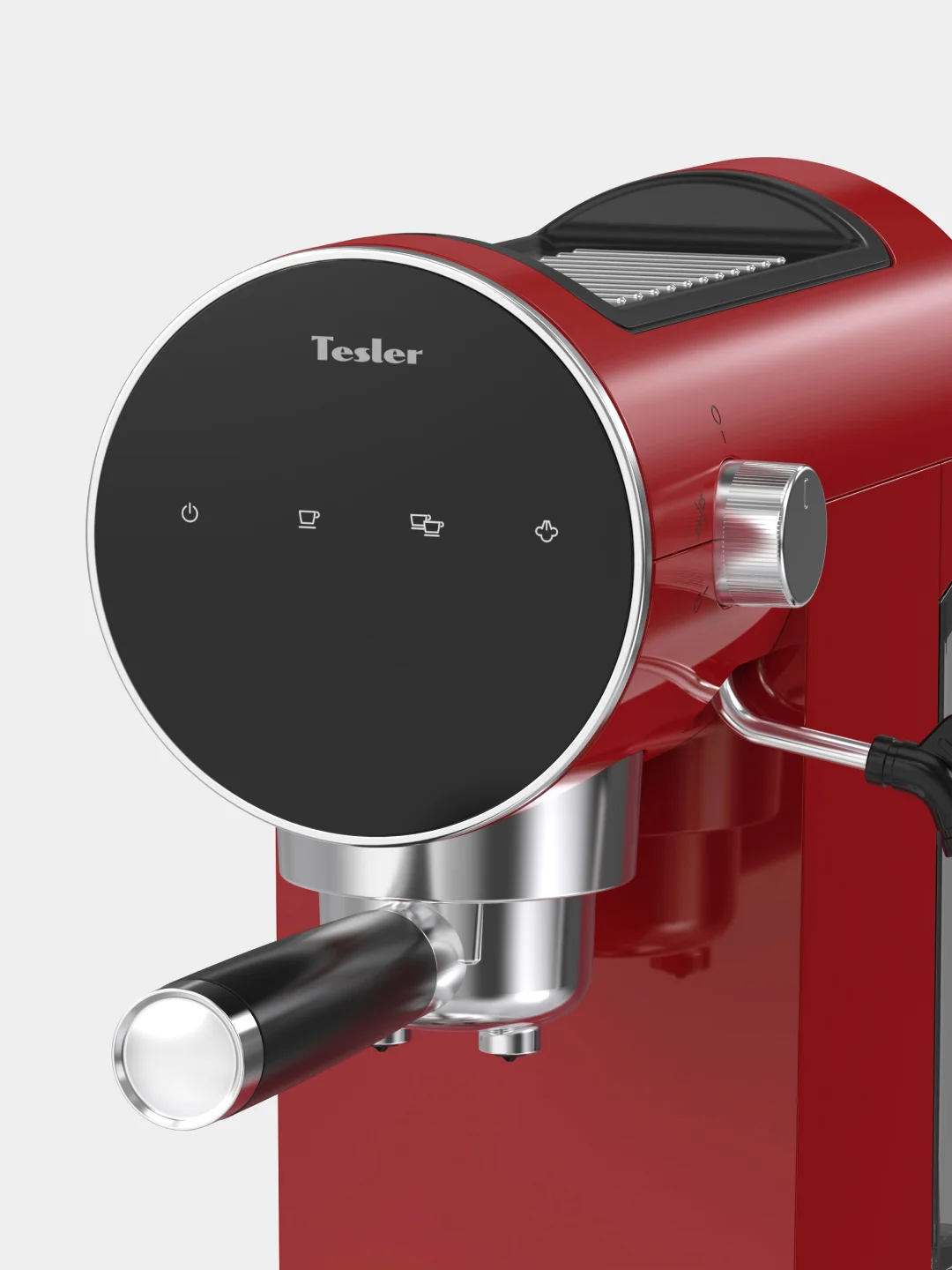 Красный кофеварка эспрессо TESLER ECM-260