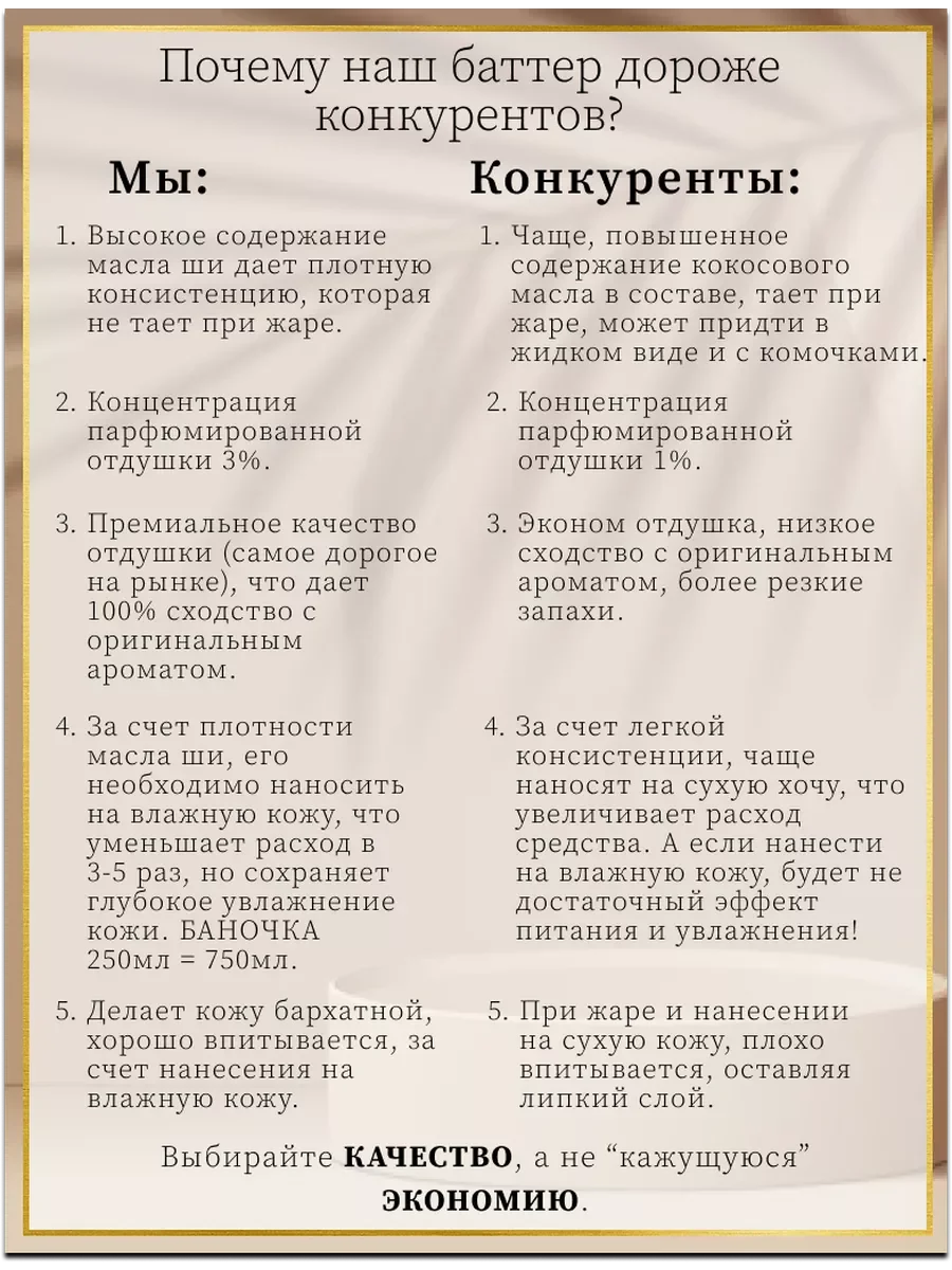 Масло ши для упругости и гладкости кожи тела "Afrique"