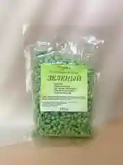 Воск для депиляции в гранулах пленочный зеленый кремовый.