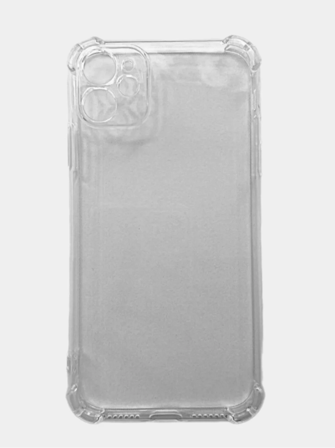 Чехол для iPhone 11, 13, 14, 15, Pro, Max, силиконовый прозрачный