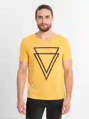 Желтый футболка мужская, унисекс
